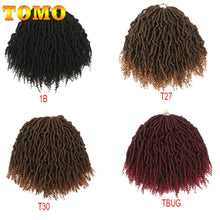 Load image into Gallery viewer, TOMO Bomb Twist Crochet Braids Pre-looped Passion Twist Crochet Hair Ombre Spring Twist Synthetic Braiding Hair Extensions 14"