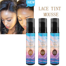 Load image into Gallery viewer, Lace Tint Spray For Lace Wigs Dark Brown Middle Brown Light Brown Lace Tint Spray For Closures, Wigs And Closure Front 100Ml