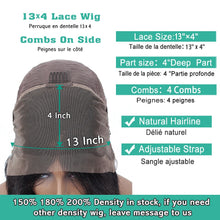 Load image into Gallery viewer, Sexay Green Bob Wig Lace Front Human Hair Wigs 250% Brazilian Solid Turquoise Colored 13x4 Glueless Lace Frontal Wig Pre Plucked