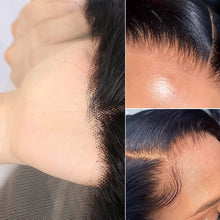 Load image into Gallery viewer, 13x6 Mongolian Kinky Curly HD Transparent Lace Front Wigs Human Hair For Women Pre Plucked Curly Human Hair Full Lace Wigs 30 In