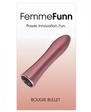 Load image into Gallery viewer, Femmefunn Bougie Bullet Vibrator Rose Gold