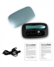 Load image into Gallery viewer, Femmefunn Bougie Bullet Vibrator Light Blue
