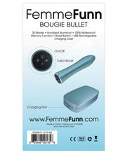 Load image into Gallery viewer, Femmefunn Bougie Bullet Vibrator Light Blue