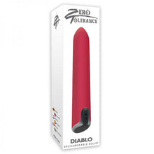 Load image into Gallery viewer, Diablo Rechargeable Bullet Vibrator Red