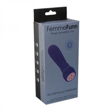 Load image into Gallery viewer, Femmefunn Booster Bullet Vibrator Purple