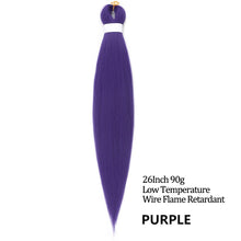 Load image into Gallery viewer, 24 26 Inches 80g 90g Kanekalon Hair Wholesale Bulk Braid Synthetic Hair Braid Easy Braiding Hair Extension For Women