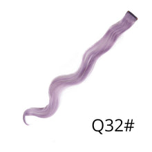 Load image into Gallery viewer, Alileader Synthetic 87Colors 20inch Clip-on Hair Extensions Single Clip In One Piece Hair Extension Ombre Hairpieces Women Girl