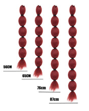 Load image into Gallery viewer, Synthetic Kinky Straight Hair Puff Bun Bubble Ponytail African American Wrap Drawstring Afro Puff Ponytail Hair Extensions