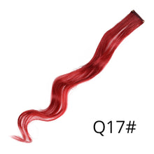 Load image into Gallery viewer, Alileader Synthetic Wavy One Clip In Hair Rainbow Color Curly Clip In One Piece Hair Extensions More Durable Long Curly Hairs