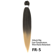 Load image into Gallery viewer, 24 26 Inches 80g 90g Kanekalon Hair Wholesale Bulk Braid Synthetic Hair Braid Easy Braiding Hair Extension For Women