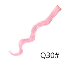 Load image into Gallery viewer, Alileader Synthetic 87Colors 20inch Clip-on Hair Extensions Single Clip In One Piece Hair Extension Ombre Hairpieces Women Girl