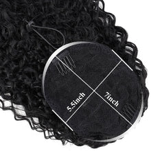 Load image into Gallery viewer, Curly Ponytail Extensions Clip in Synthetic Drawstring Ponytail Wig Long 32Inch Water Wave Afro Pony Tail Women Hairpiece False