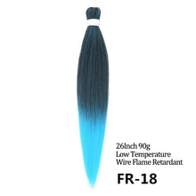 Load image into Gallery viewer, 24 26 Inches 80g 90g Kanekalon Hair Wholesale Bulk Braid Synthetic Hair Braid Easy Braiding Hair Extension For Women