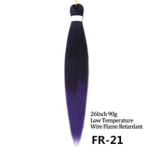 Load image into Gallery viewer, 24 26 Inches 80g 90g Kanekalon Hair Wholesale Bulk Braid Synthetic Hair Braid Easy Braiding Hair Extension For Women