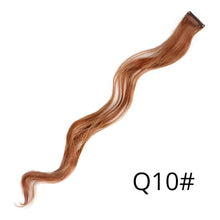 Load image into Gallery viewer, Alileader Synthetic 87Colors 20inch Clip-on Hair Extensions Single Clip In One Piece Hair Extension Ombre Hairpieces Women Girl