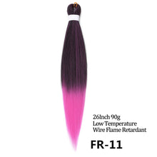 Load image into Gallery viewer, 24 26 Inches 80g 90g Kanekalon Hair Wholesale Bulk Braid Synthetic Hair Braid Easy Braiding Hair Extension For Women