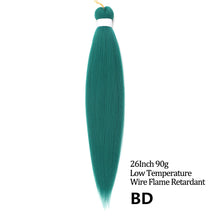 Load image into Gallery viewer, 24 26 Inches 80g 90g Kanekalon Hair Wholesale Bulk Braid Synthetic Hair Braid Easy Braiding Hair Extension For Women