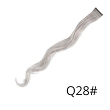 Load image into Gallery viewer, Alileader Synthetic 87Colors 20inch Clip-on Hair Extensions Single Clip In One Piece Hair Extension Ombre Hairpieces Women Girl