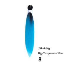 Load image into Gallery viewer, 24 26 Inches 80g 90g Kanekalon Hair Wholesale Bulk Braid Synthetic Hair Braid Easy Braiding Hair Extension For Women