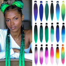 Load image into Gallery viewer, 24 26 Inches 80g 90g Kanekalon Hair Wholesale Bulk Braid Synthetic Hair Braid Easy Braiding Hair Extension For Women