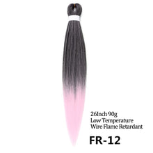 Load image into Gallery viewer, 24 26 Inches 80g 90g Kanekalon Hair Wholesale Bulk Braid Synthetic Hair Braid Easy Braiding Hair Extension For Women