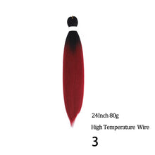 Load image into Gallery viewer, 24 26 Inches 80g 90g Kanekalon Hair Wholesale Bulk Braid Synthetic Hair Braid Easy Braiding Hair Extension For Women