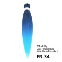 Load image into Gallery viewer, 24 26 Inches 80g 90g Kanekalon Hair Wholesale Bulk Braid Synthetic Hair Braid Easy Braiding Hair Extension For Women