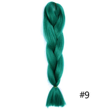 Load image into Gallery viewer, Chorliss Long  Jumbo Braids Ombre Braiding Hair Bundles Synthetic Hair Extensions Crochet Braids Natural Blue Pink Purple Blonde