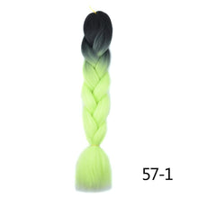 Load image into Gallery viewer, Chorliss Long  Jumbo Braids Ombre Braiding Hair Bundles Synthetic Hair Extensions Crochet Braids Natural Blue Pink Purple Blonde