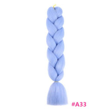 Load image into Gallery viewer, Pervado Hair Burg Brown Grey Ombre Crochet Braiding Hair Extensions One Piece 100g/Pack 24Inch Long Synthetic Jumbo Braids Hair