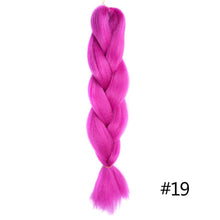 Load image into Gallery viewer, Chorliss Long  Jumbo Braids Ombre Braiding Hair Bundles Synthetic Hair Extensions Crochet Braids Natural Blue Pink Purple Blonde