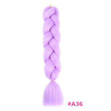 Load image into Gallery viewer, Pervado Hair Burg Brown Grey Ombre Crochet Braiding Hair Extensions One Piece 100g/Pack 24Inch Long Synthetic Jumbo Braids Hair