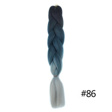Load image into Gallery viewer, Chorliss Long  Jumbo Braids Ombre Braiding Hair Bundles Synthetic Hair Extensions Crochet Braids Natural Blue Pink Purple Blonde