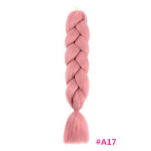 Load image into Gallery viewer, Pervado Hair Burg Brown Grey Ombre Crochet Braiding Hair Extensions One Piece 100g/Pack 24Inch Long Synthetic Jumbo Braids Hair