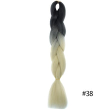 Load image into Gallery viewer, Chorliss Long  Jumbo Braids Ombre Braiding Hair Bundles Synthetic Hair Extensions Crochet Braids Natural Blue Pink Purple Blonde