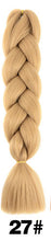 Load image into Gallery viewer, Qp hair 24 inch Ombre Color Synthetic Hair Braids Pre Stretched Wholesale Jumbo Braiding KaneKalon Hair Extensions 100g/pcs