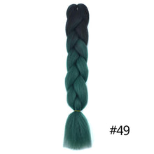 Load image into Gallery viewer, Chorliss Long  Jumbo Braids Ombre Braiding Hair Bundles Synthetic Hair Extensions Crochet Braids Natural Blue Pink Purple Blonde