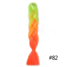 Load image into Gallery viewer, Chorliss Long  Jumbo Braids Ombre Braiding Hair Bundles Synthetic Hair Extensions Crochet Braids Natural Blue Pink Purple Blonde