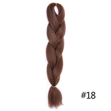 Load image into Gallery viewer, Chorliss Long  Jumbo Braids Ombre Braiding Hair Bundles Synthetic Hair Extensions Crochet Braids Natural Blue Pink Purple Blonde