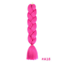 Load image into Gallery viewer, Pervado Hair Burg Brown Grey Ombre Crochet Braiding Hair Extensions One Piece 100g/Pack 24Inch Long Synthetic Jumbo Braids Hair