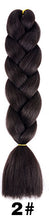 Load image into Gallery viewer, Qp hair 24 inch Ombre Color Synthetic Hair Braids Pre Stretched Wholesale Jumbo Braiding KaneKalon Hair Extensions 100g/pcs