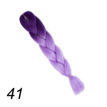 Load image into Gallery viewer, Qp hair 24 inch Ombre Color Synthetic Hair Braids Pre Stretched Wholesale Jumbo Braiding KaneKalon Hair Extensions 100g/pcs