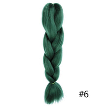 Load image into Gallery viewer, Chorliss Long  Jumbo Braids Ombre Braiding Hair Bundles Synthetic Hair Extensions Crochet Braids Natural Blue Pink Purple Blonde