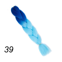 Load image into Gallery viewer, Qp hair 24 inch Ombre Color Synthetic Hair Braids Pre Stretched Wholesale Jumbo Braiding KaneKalon Hair Extensions 100g/pcs