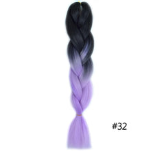 Load image into Gallery viewer, Chorliss Long  Jumbo Braids Ombre Braiding Hair Bundles Synthetic Hair Extensions Crochet Braids Natural Blue Pink Purple Blonde