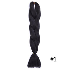 Load image into Gallery viewer, Chorliss Long  Jumbo Braids Ombre Braiding Hair Bundles Synthetic Hair Extensions Crochet Braids Natural Blue Pink Purple Blonde