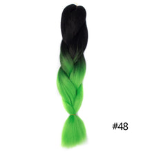 Load image into Gallery viewer, Chorliss Long  Jumbo Braids Ombre Braiding Hair Bundles Synthetic Hair Extensions Crochet Braids Natural Blue Pink Purple Blonde