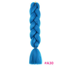 Load image into Gallery viewer, Pervado Hair Burg Brown Grey Ombre Crochet Braiding Hair Extensions One Piece 100g/Pack 24Inch Long Synthetic Jumbo Braids Hair