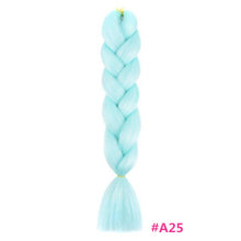 Load image into Gallery viewer, Pervado Hair Burg Brown Grey Ombre Crochet Braiding Hair Extensions One Piece 100g/Pack 24Inch Long Synthetic Jumbo Braids Hair