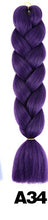 Load image into Gallery viewer, Qp hair 24 inch Ombre Color Synthetic Hair Braids Pre Stretched Wholesale Jumbo Braiding KaneKalon Hair Extensions 100g/pcs